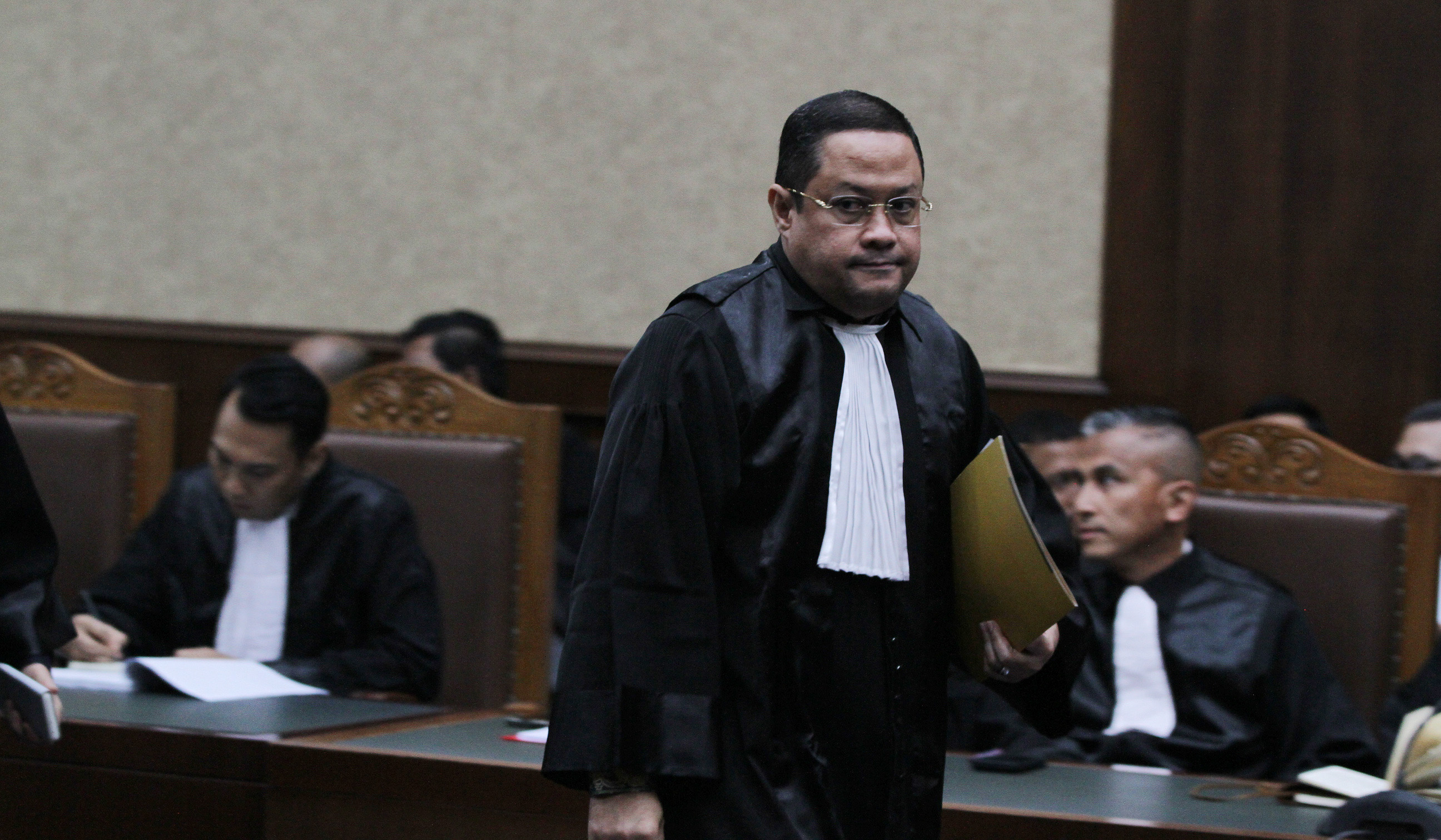 Sidang dakwaan Nadiem. (Agus Priatna/SinPo.id)