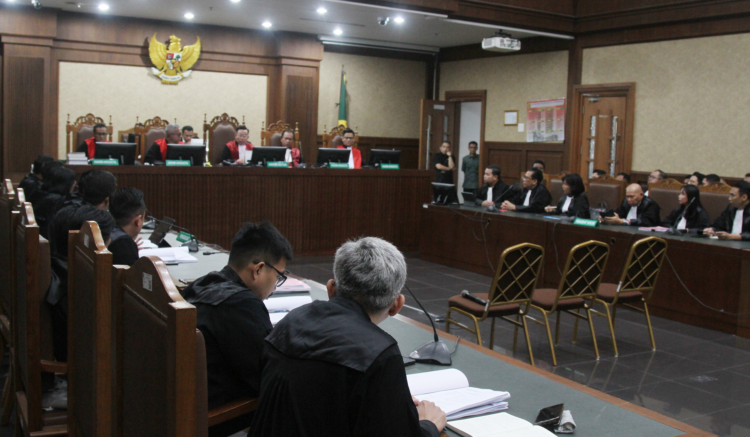 Sidang dakwaan Nadiem. (Agus Priatna/SinPo.id)