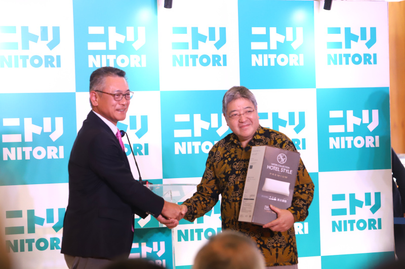 Perusahaan ritel furniture dari Jepang Nitori Holdings akan membuka gerai di Central Park Mall Jakarta untuk mengenalkan ke pasar Asia (Ashar/SinPo.id)