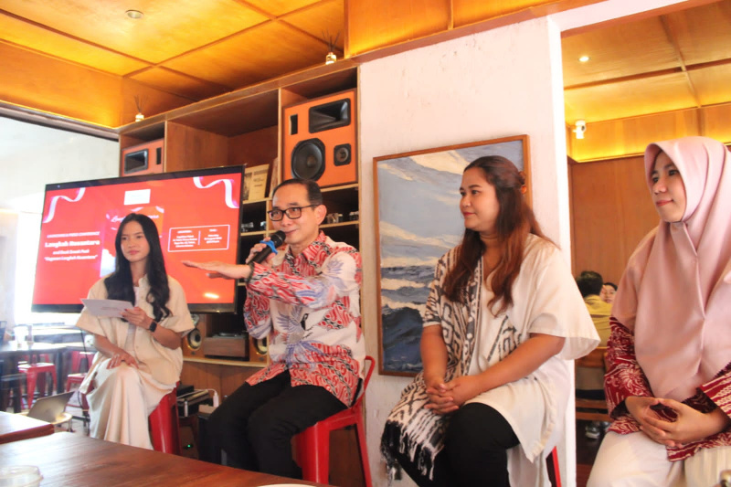 Orchestra Merah Putih gelar konferensi pers sambut HUT ke-80 RI (Ashar/SinPo.id)