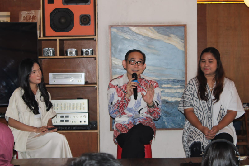 Orchestra Merah Putih gelar konferensi pers sambut HUT ke-80 RI (Ashar/SinPo.id)