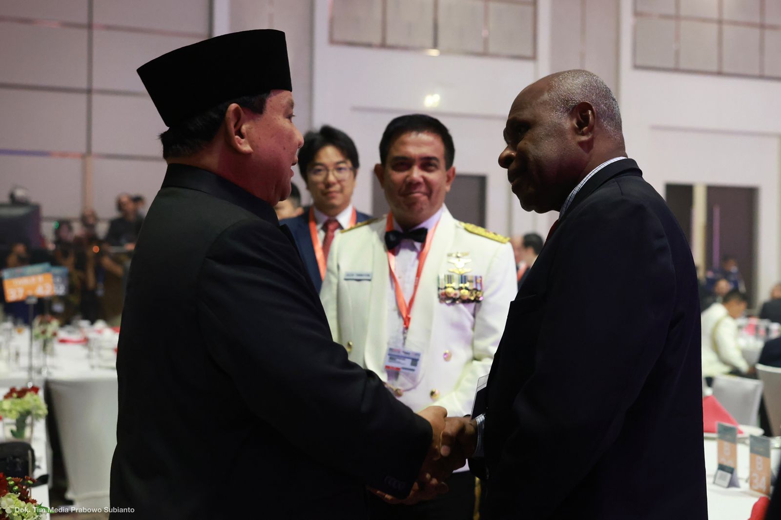 Menteri Pertahanan Pak Bowo memimpin Gala Dinner Indodefence Expo 2022 (Foto:Tim Prabowo/SinPo.id)