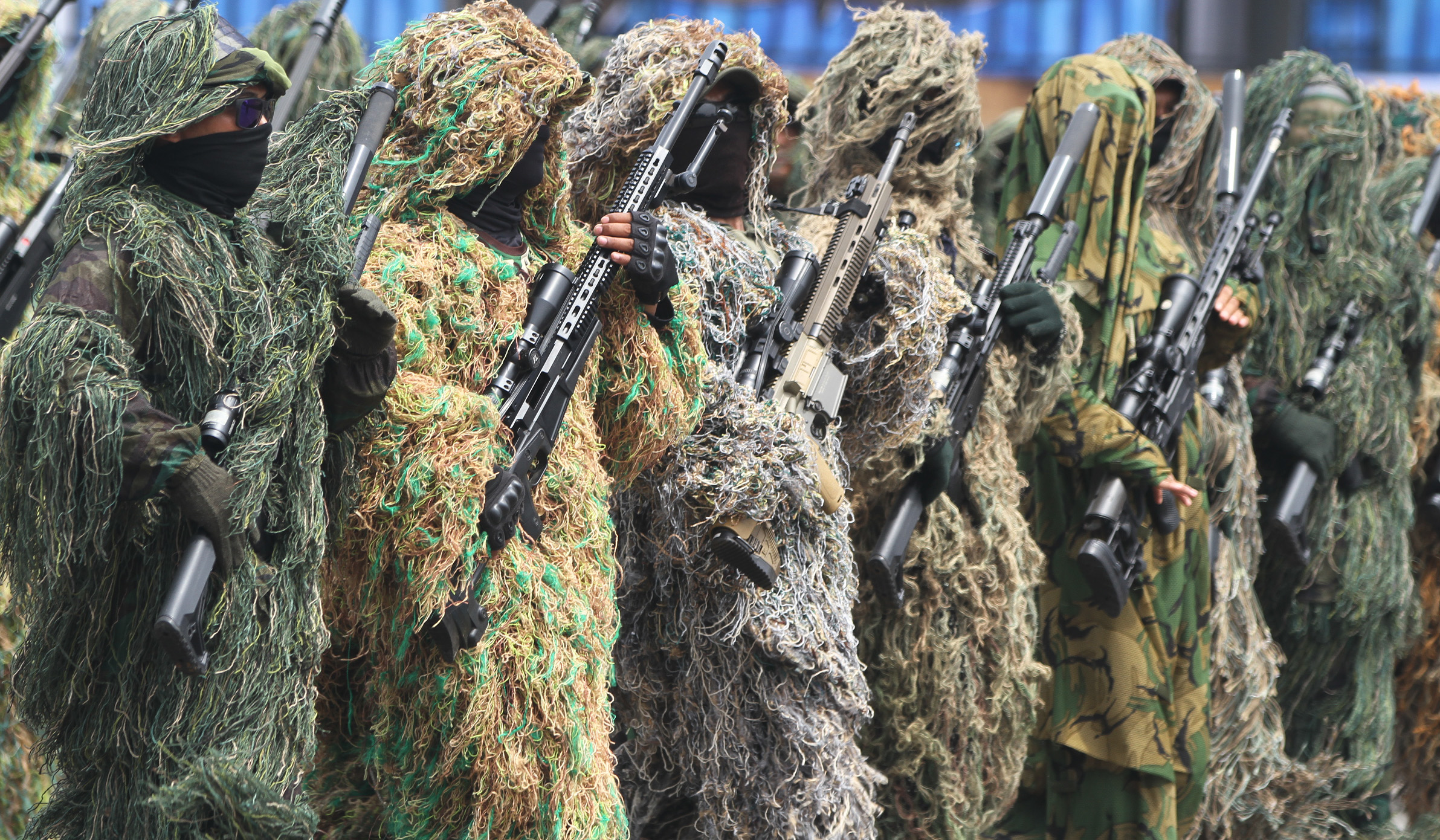 Gladi bersih HUT TNI ke-80 di Monas. (Agus Priatna/SinPo.id)