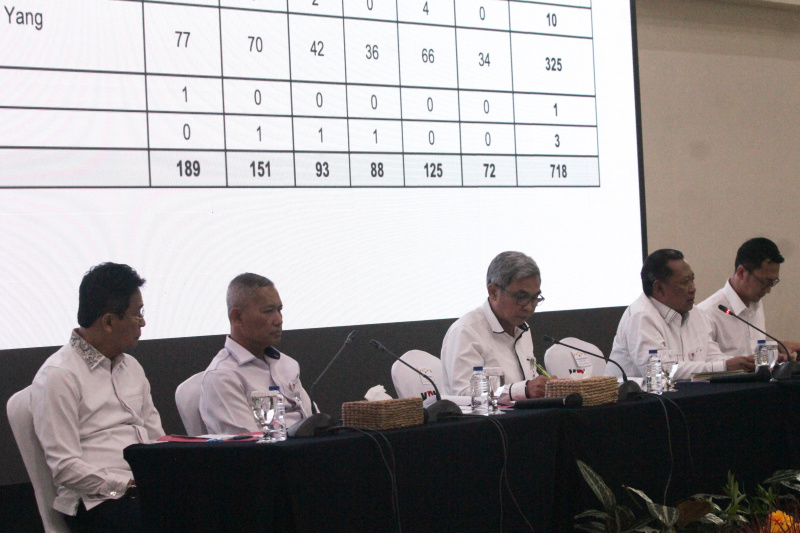 Kinerja KPK semester I 2025 telah menyetor 500 miliar ke kas negara (Ashar/SinPo.id)