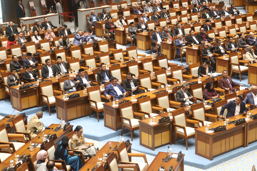 Paripurna penutupan masa persidangan IV tahun sidang 2025-2026 (Ashar/SinPo.id)