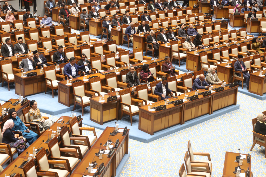 Paripurna penutupan masa persidangan IV tahun sidang 2025-2026 (Ashar/SinPo.id)