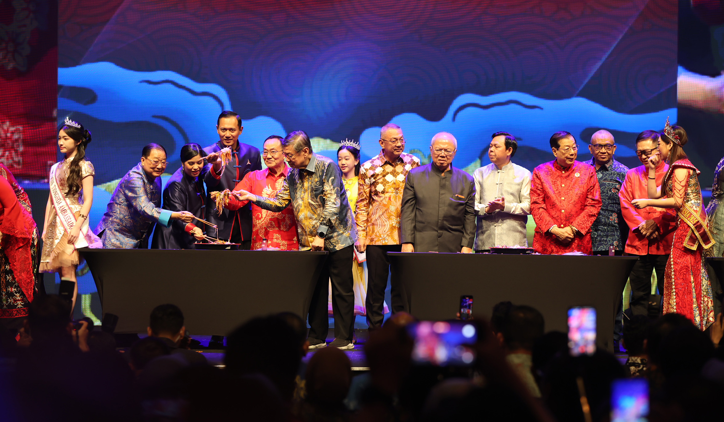 Partai Demokrat rayakan Imlek Nasional. (Agus Priatna/SinPo.id)