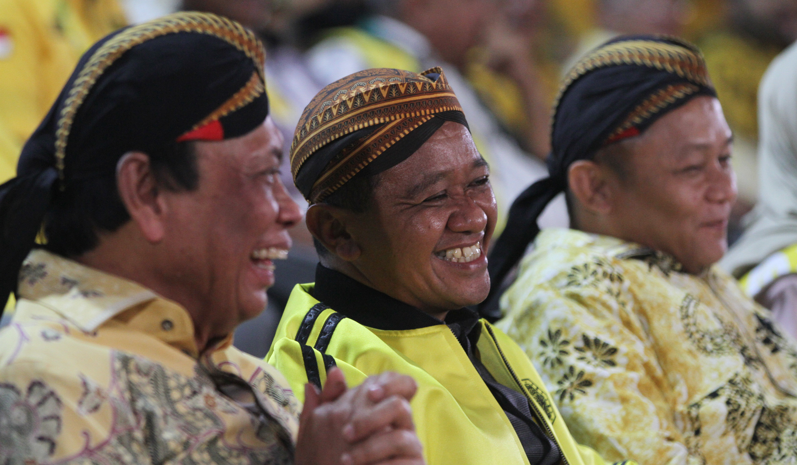 Pagelaran wayang kulit di DPP Golkar. (Agus Priatna/SinPo.id)