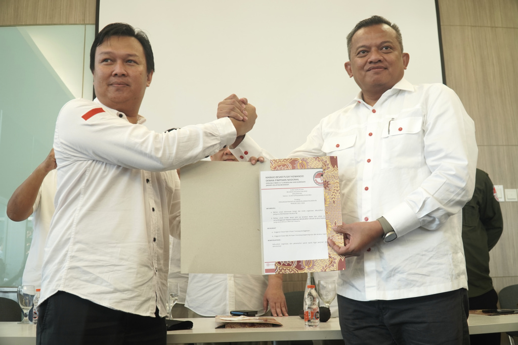 Pasukan 08 resmi dideklarasikan untuk membantu perjuangan Pak Prabowo Subianto sebagai Presiden 2024 (Ashar/SinPo.id)