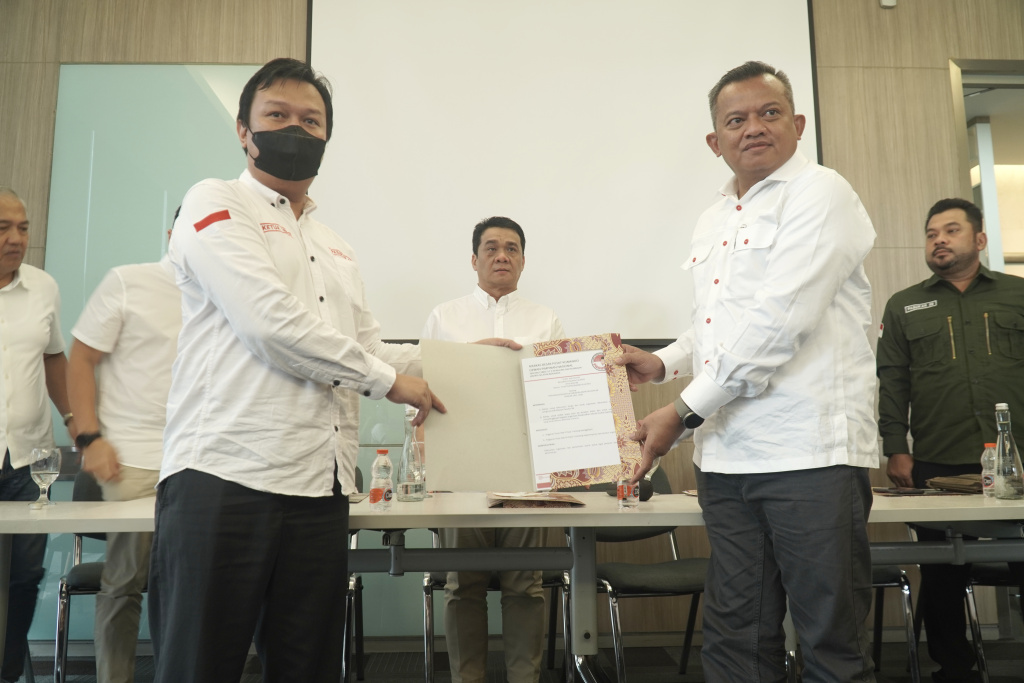 Pasukan 08 resmi dideklarasikan untuk membantu perjuangan Pak Prabowo Subianto sebagai Presiden 2024 (Ashar/SinPo.id)