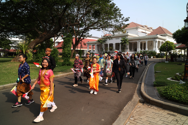 Pemimpin Takhta Suci Vatikan Sri Paus Fransiskus bertemu Presiden Jokowi di Istana (SinPo.id/Indonesia Papal Visit Committee/ Hendra A Setyawan)