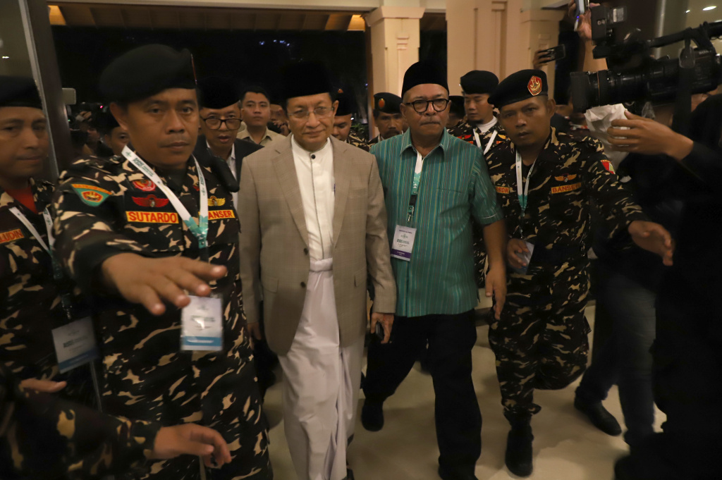 PBNU menggelar Rapat Pleno dan Penetapan Ketua Umum PBNU (Ashar/SinPo.id)