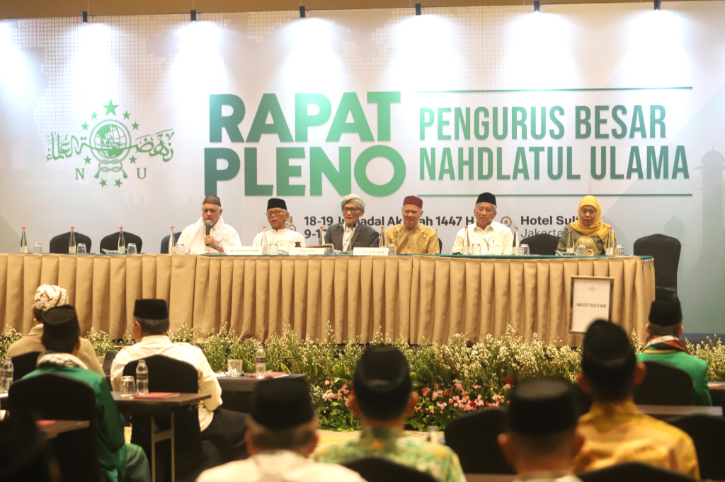 PBNU menggelar Rapat Pleno dan Penetapan Ketua Umum PBNU (Ashar/SinPo.id)