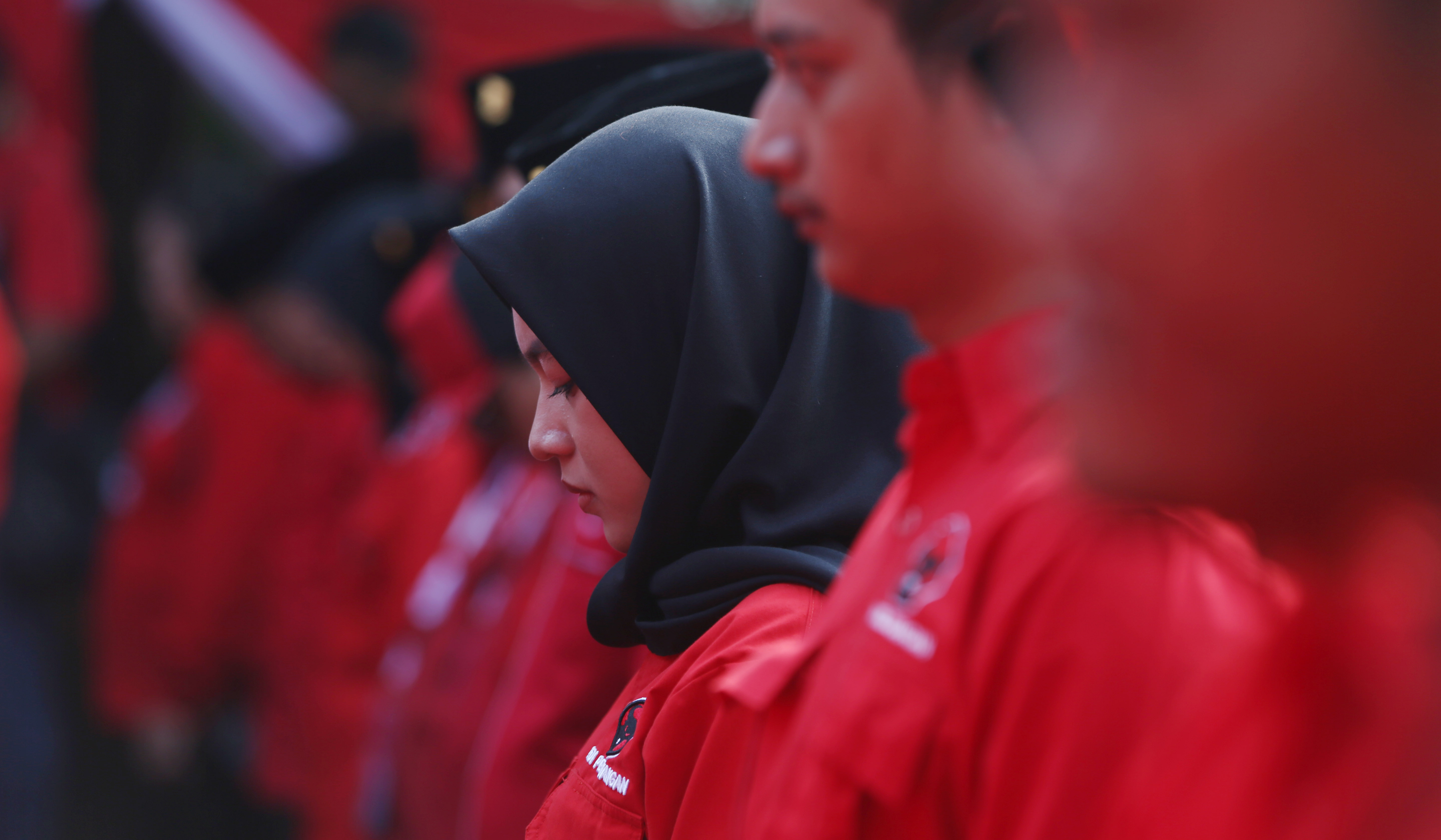 PDIP gelar upacara peringatan hari Pancasila. (Agus Priatna/SinPo.id)