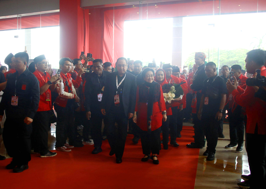 PDIP menggelar perayaan HUT ke-53 dan Rakernas di Beach City Internasional Stadium Ancol (Ashar/SinPo.id)