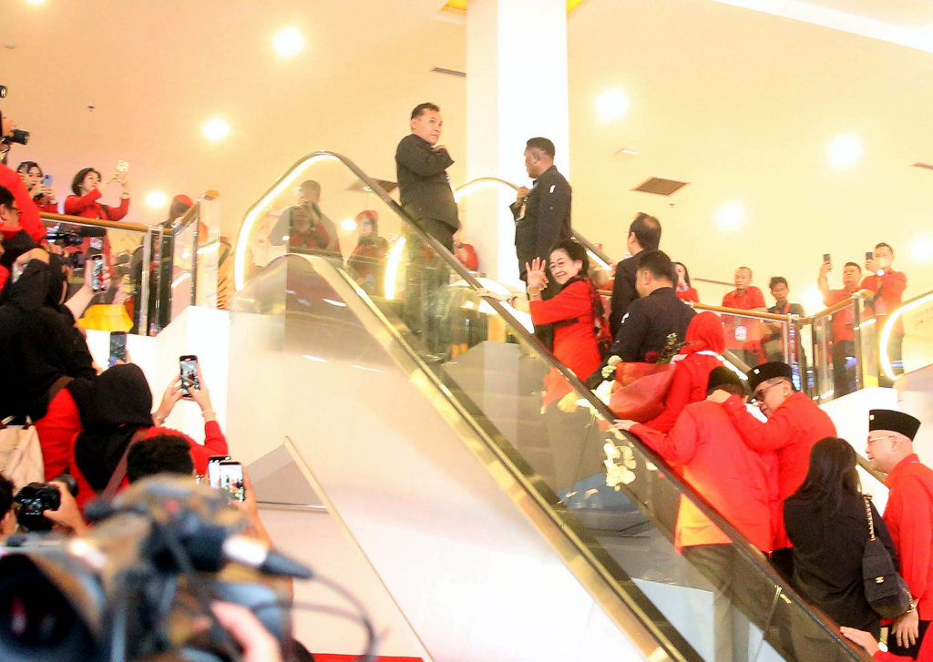 PDIP menggelar perayaan HUT ke-53 dan Rakernas di Beach City Internasional Stadium Ancol (Ashar/SinPo.id)