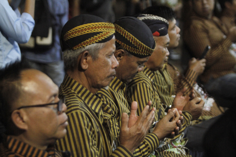 Pegunungan Pujakesuma deklarasi mendukung paslon nomor urut 02 pada pilpres 2024 nanti (Ashar/SinPo.id)