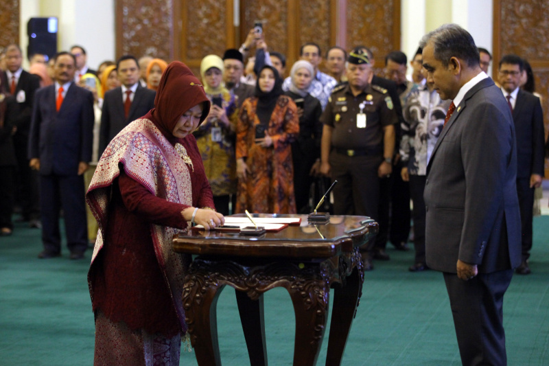 Siti Fauziah terpilih menjadi Sekjen MPR setelah dilantik oleh Ketua MPR RI Ahmad Muzani (Ashar/Sinpo.id)