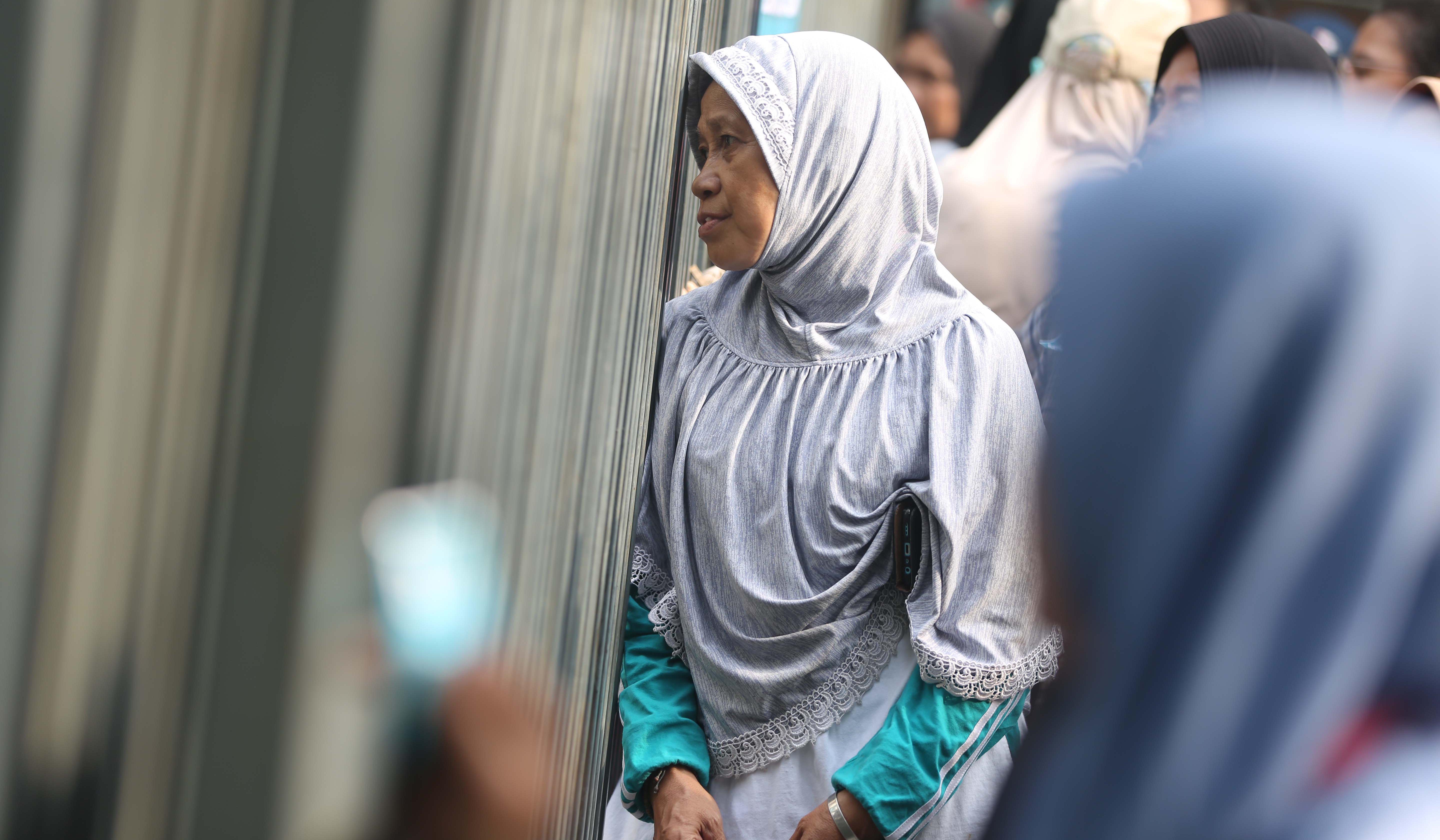 Pembagian daging kurban DPP LDII. (Agus Priatna/SinPo.id)