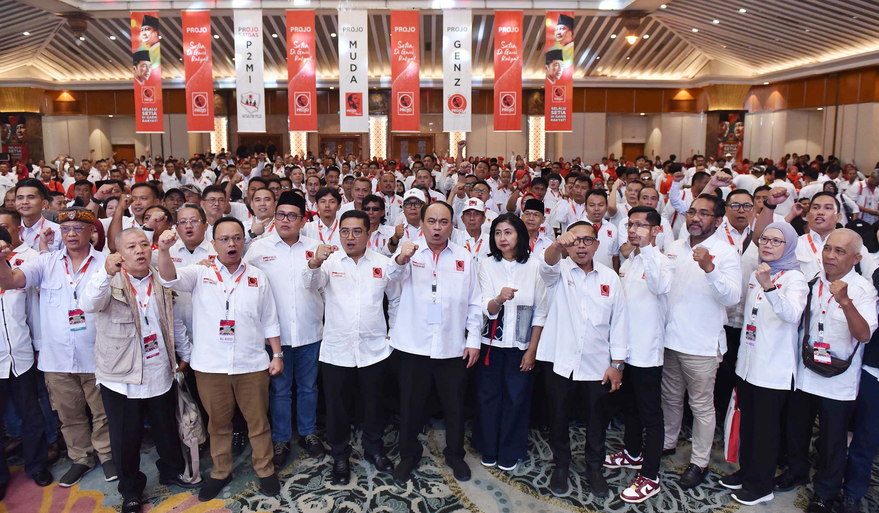 Pembukaan Kongres III Projo. (Agus Priatna/SinPo.id)