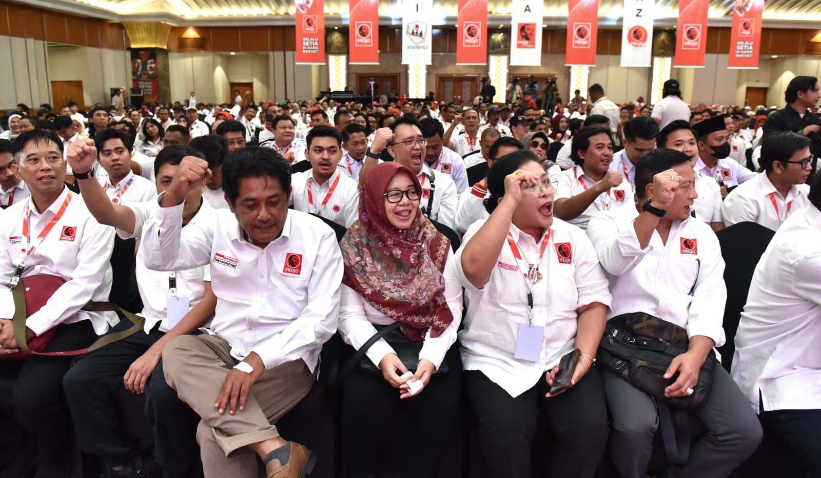 Pembukaan Kongres III Projo. (Agus Priatna/SinPo.id)