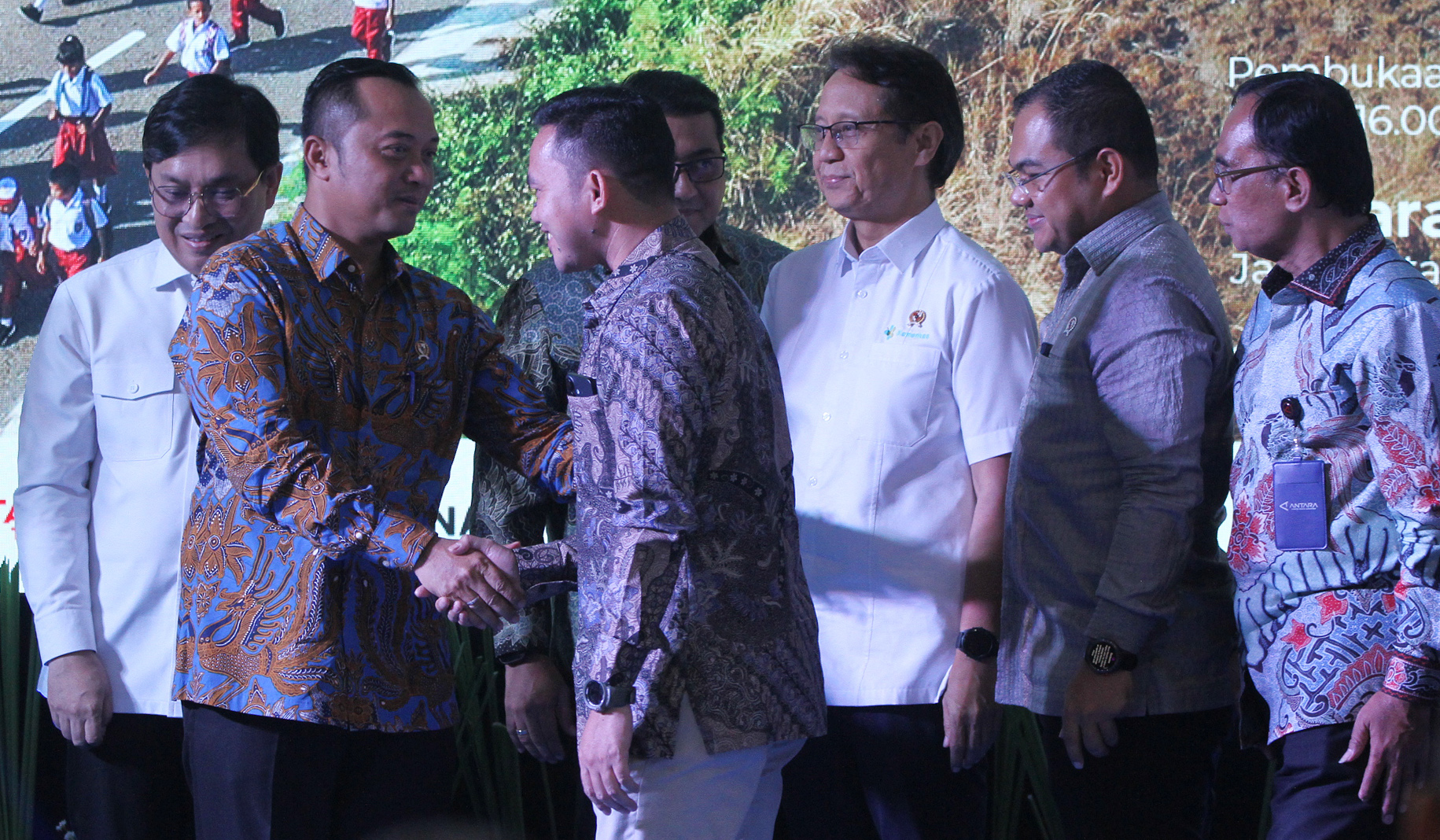 Pembukaan pameran Haluan Merah Putih. (Agus Priatna/SinPo.id)