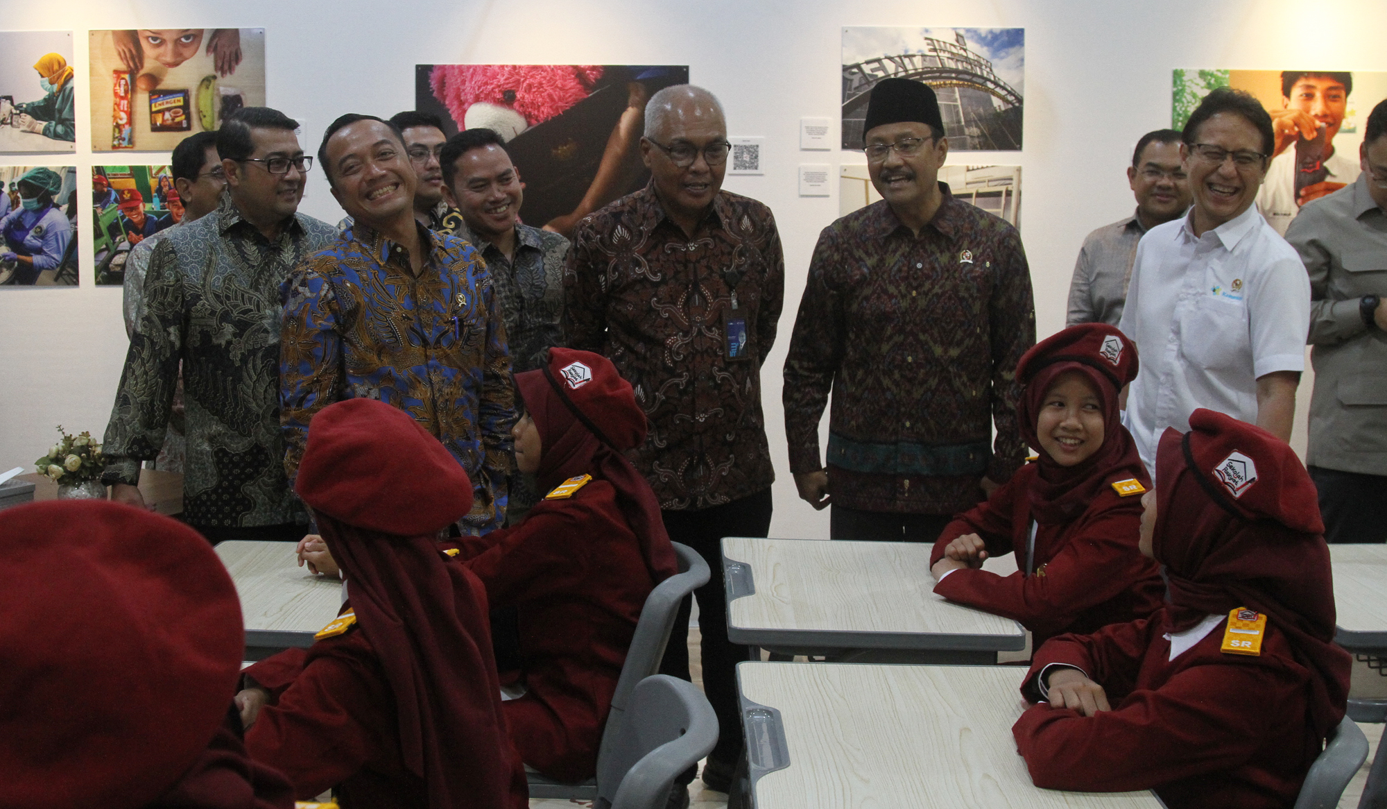 Pembukaan pameran Haluan Merah Putih. (Agus Priatna/SinPo.id)
