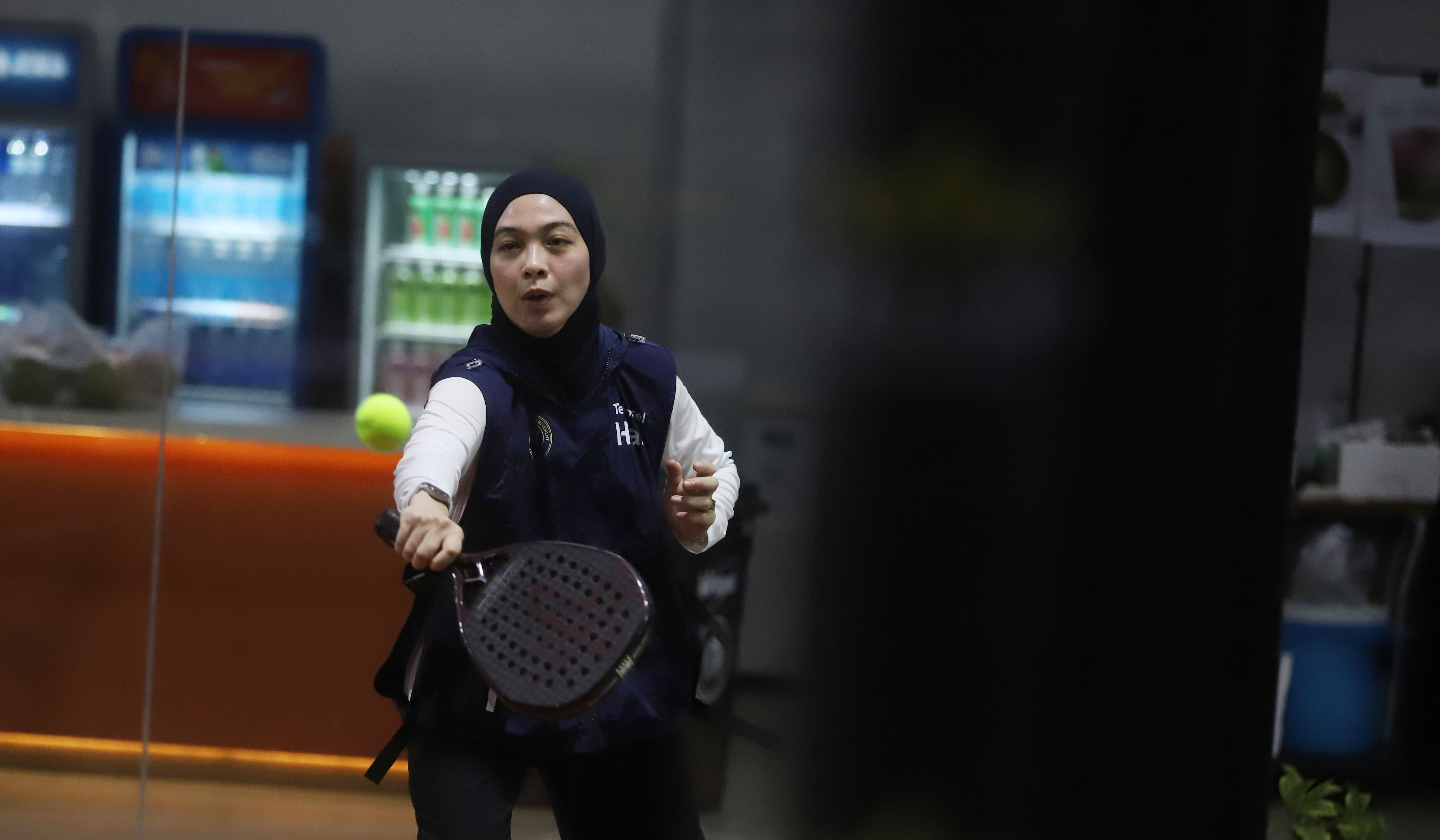 Suasana Rosiade Padel Tournament. (Agus Priatna/SinPo.id)