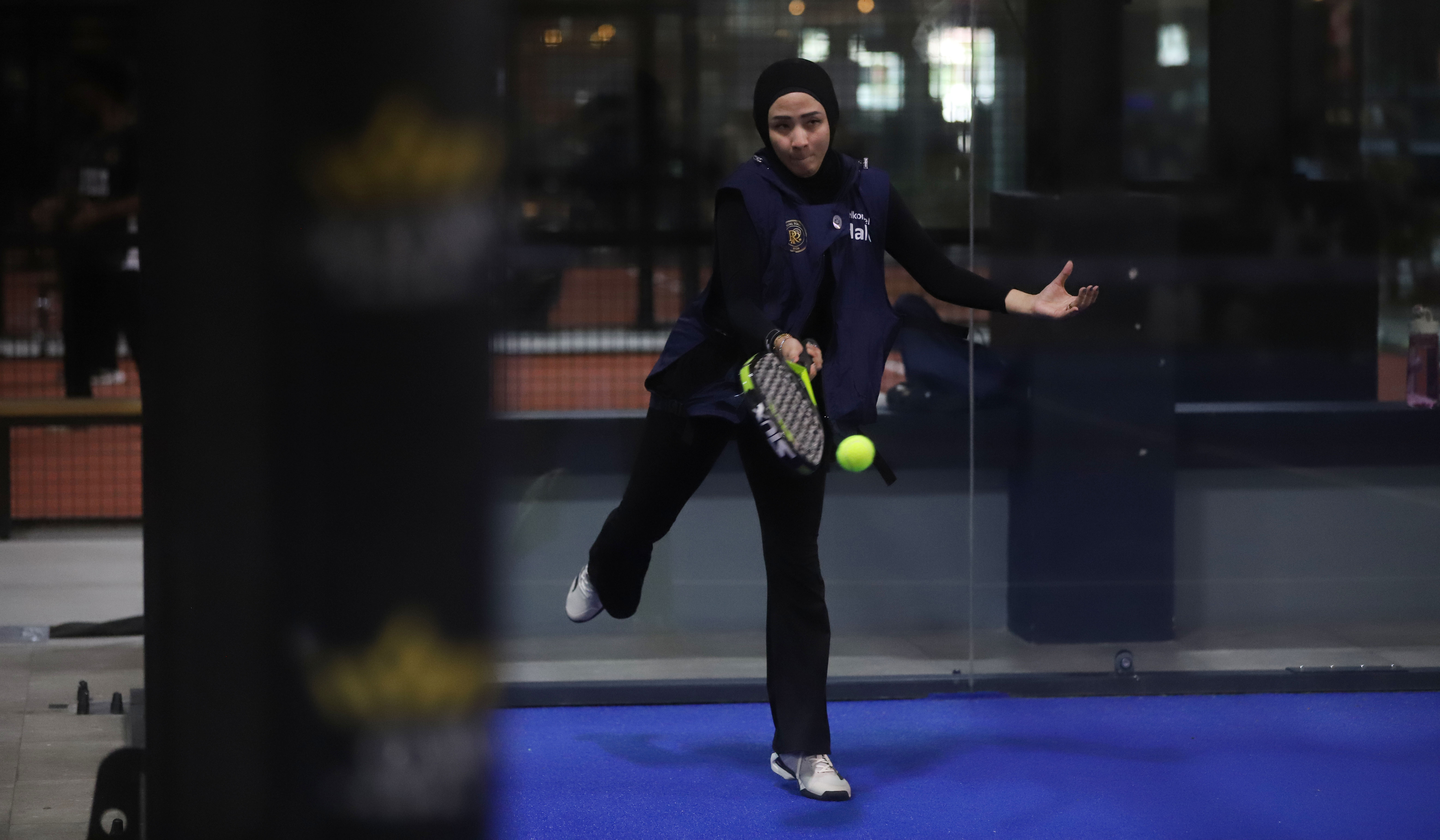 Suasana Rosiade Padel Tournament. (Agus Priatna/SinPo.id)