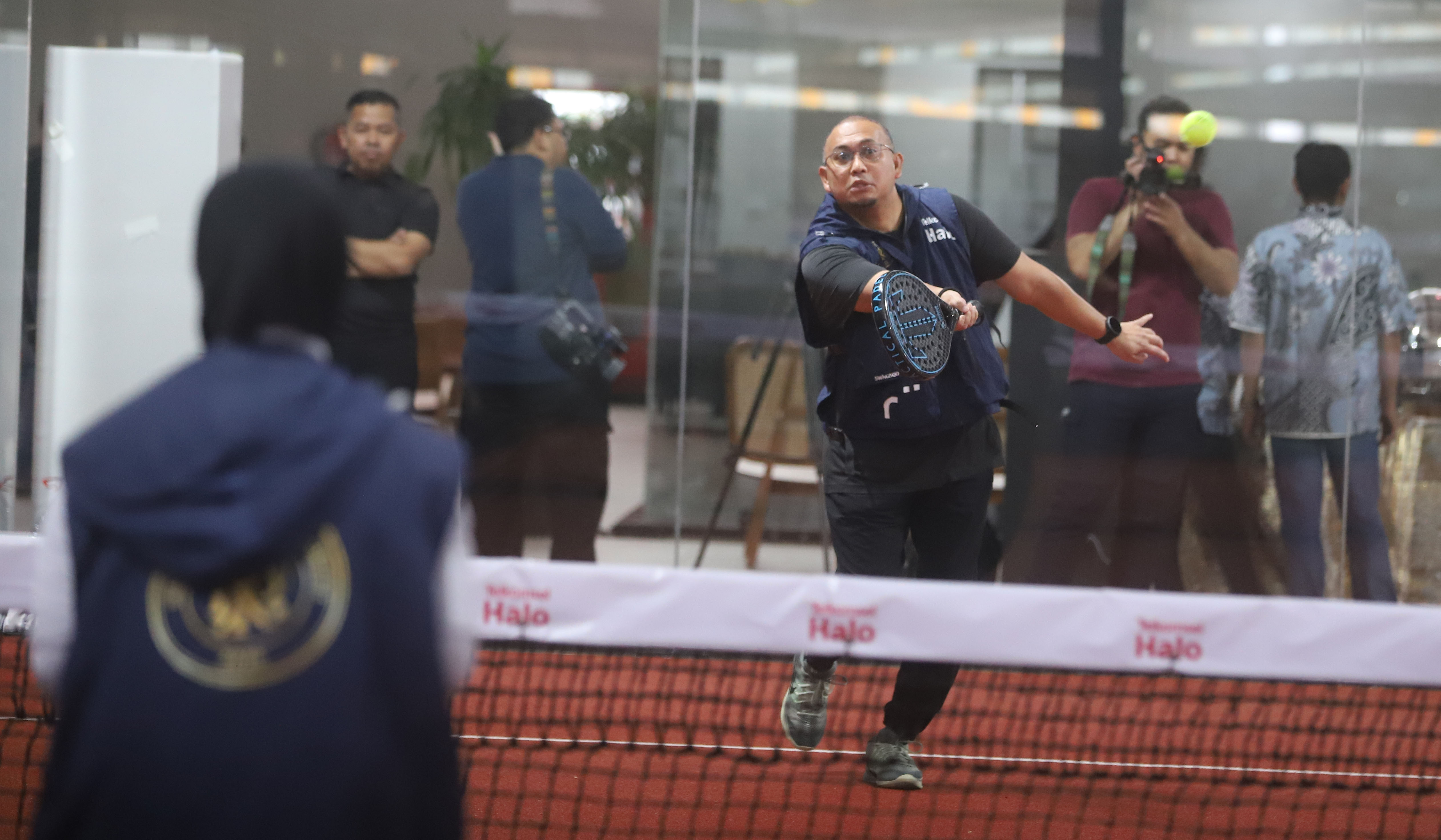 Suasana Rosiade Padel Tournament. (Agus Priatna/SinPo.id)