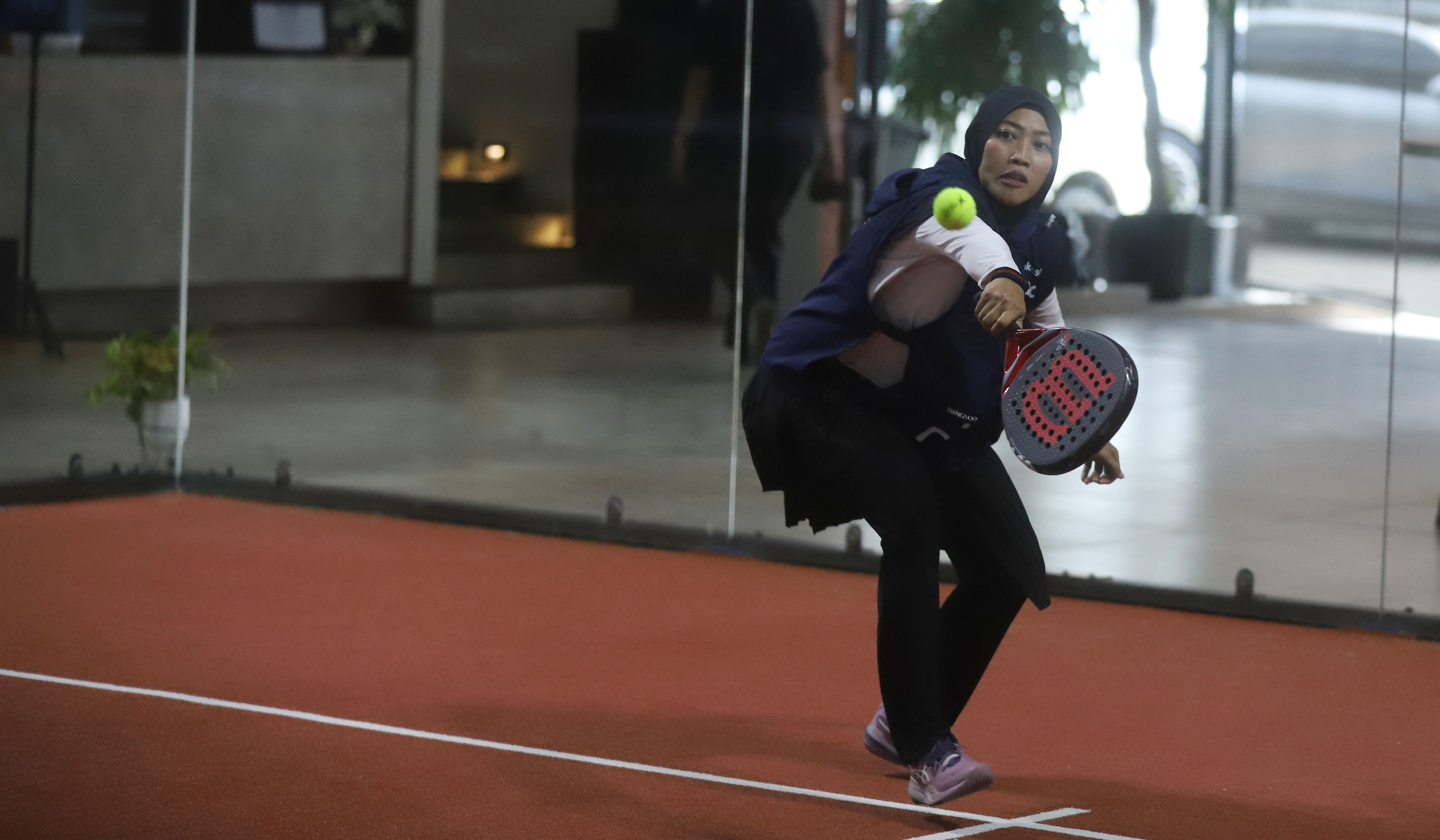 Suasana Rosiade Padel Tournament. (Agus Priatna/SinPo.id)