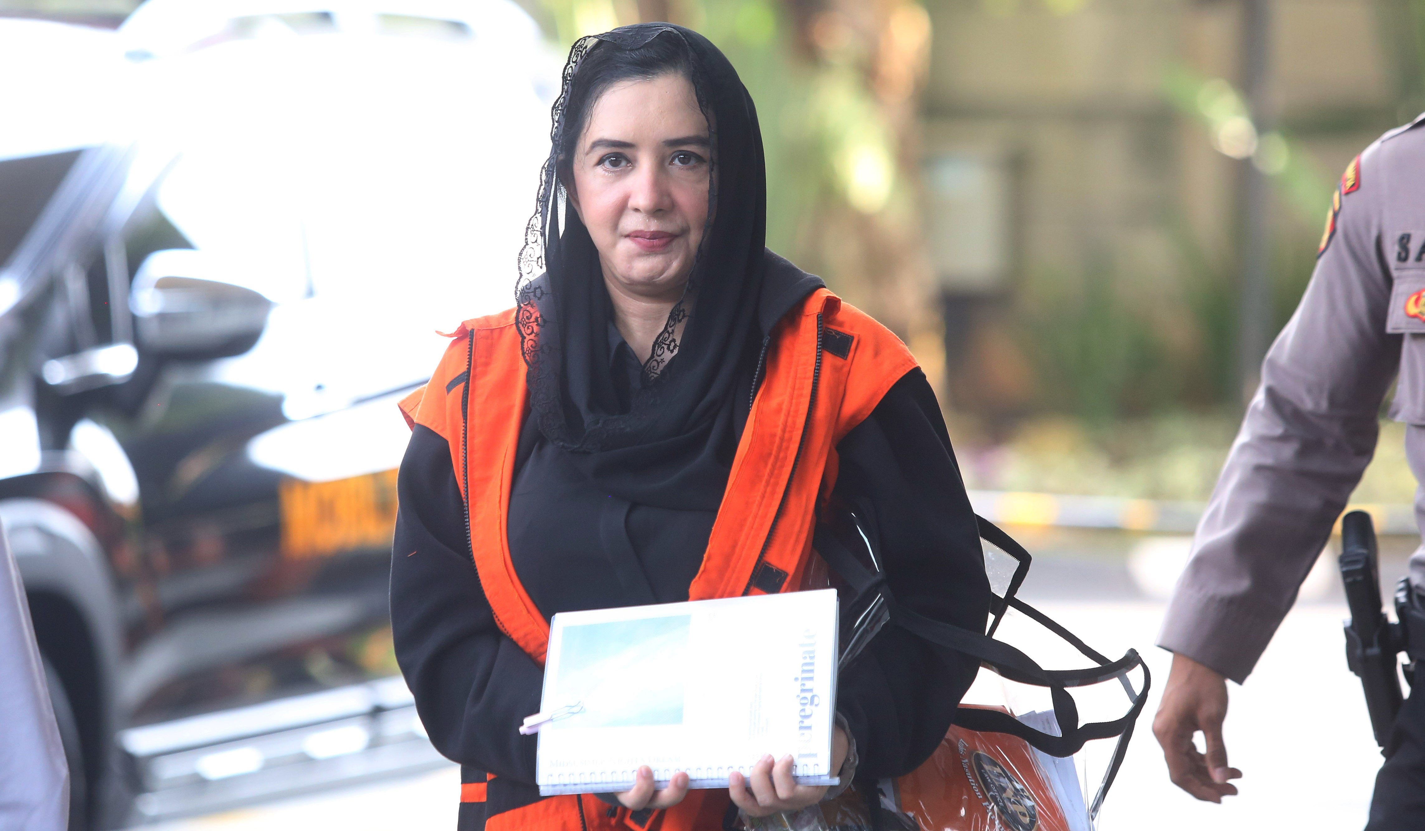 Pemeriksaan lanjutan Bupati Pekalongan nonaktif, Fadia Arafiq. (Agus Priatna/SinPo.id)