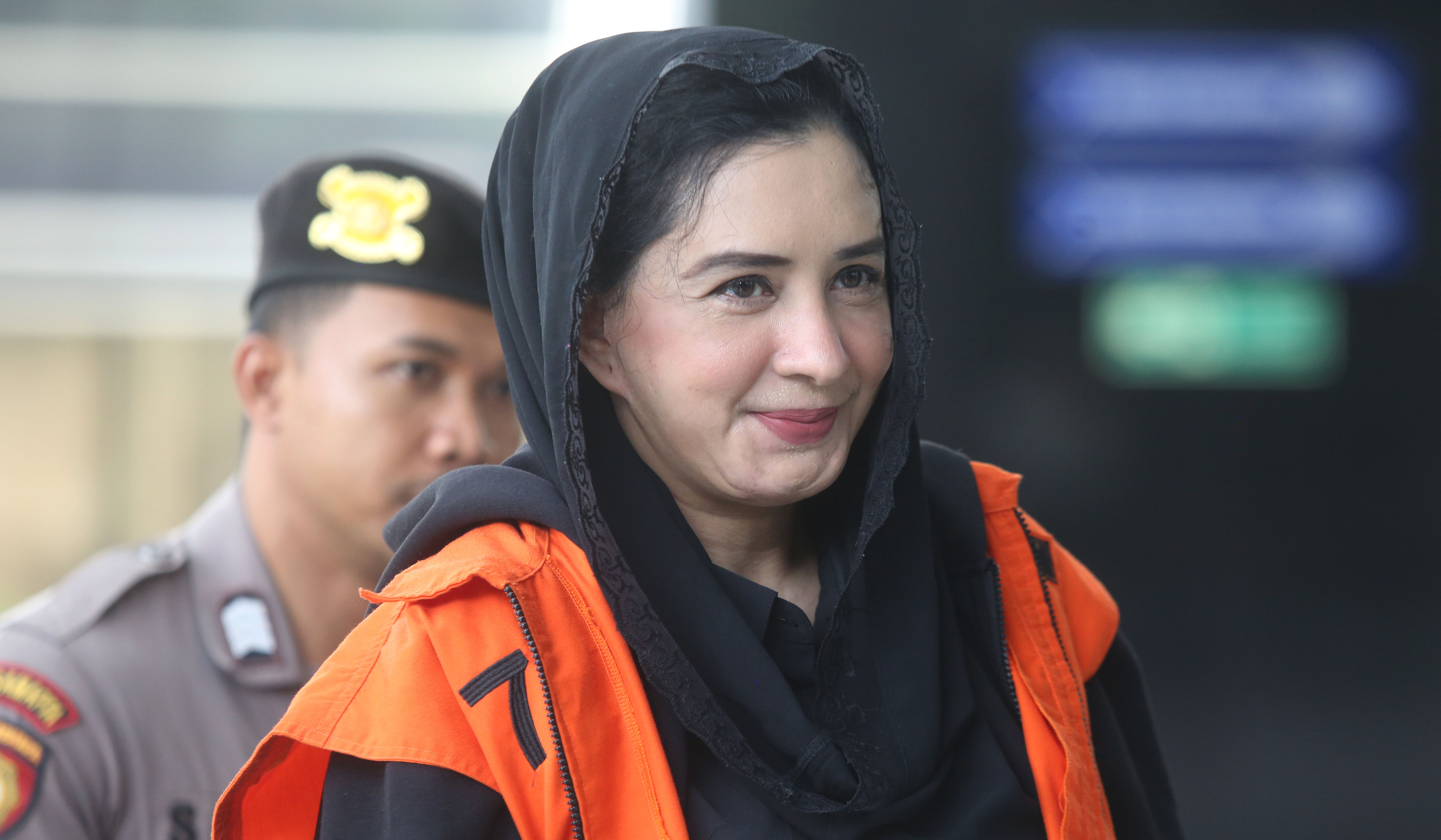 Pemeriksaan lanjutan Bupati Pekalongan nonaktif, Fadia Arafiq. (Agus Priatna/SinPo.id)