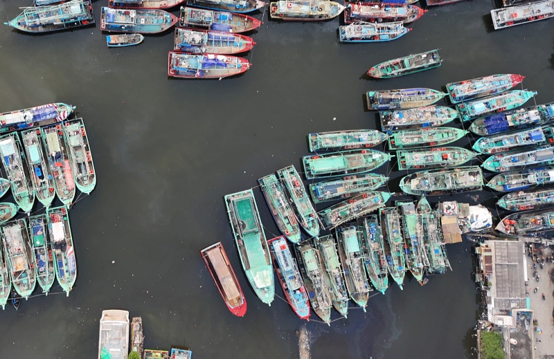 Pemerintah akan berencana membangun 100 kampung nelayan merah putih (Ashar/SinPo.id)