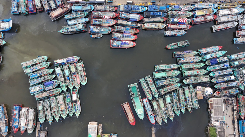 Pemerintah akan berencana membangun 100 kampung nelayan merah putih (Ashar/SinPo.id)