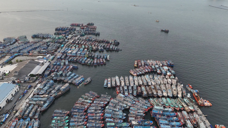 Pemerintah akan berencana membangun 100 kampung nelayan merah putih (Ashar/SinPo.id)