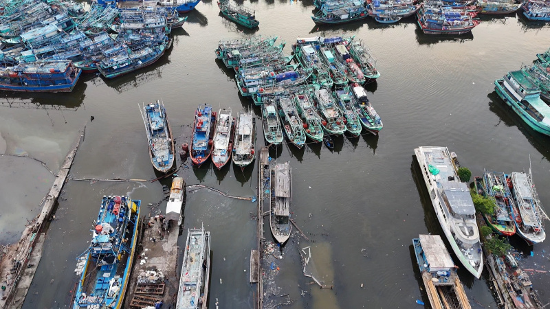 Pemerintah akan berencana membangun 100 kampung nelayan merah putih (Ashar/SinPo.id)