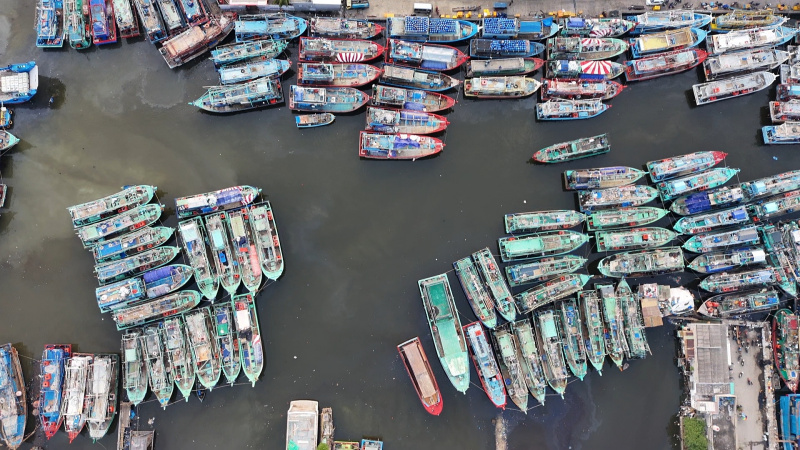 Pemerintah akan berencana membangun 100 kampung nelayan merah putih (Ashar/SinPo.id)