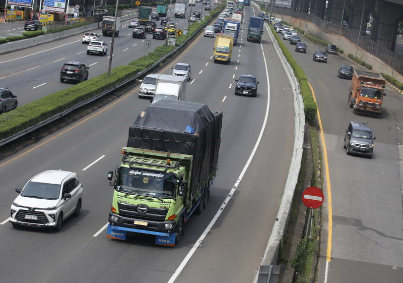 Pemerintah akan menindak tegas truck yang bermuatan lebih yamg sering mengalami kecelakaan (Ashar/SinPo.id)