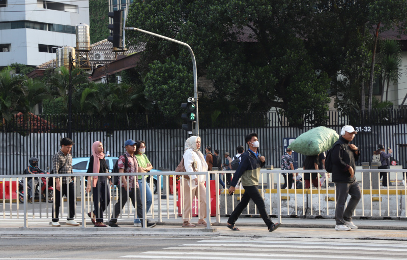 Pemerintah akan memberikan Bantuan Subsidi Upah (BSU) untuk para pekerja gaji dibawah Rp 3,5 juta mendapatkan Rp 600.000 untuk bulan Juni dan Juli (Ashar/SinPo.id)