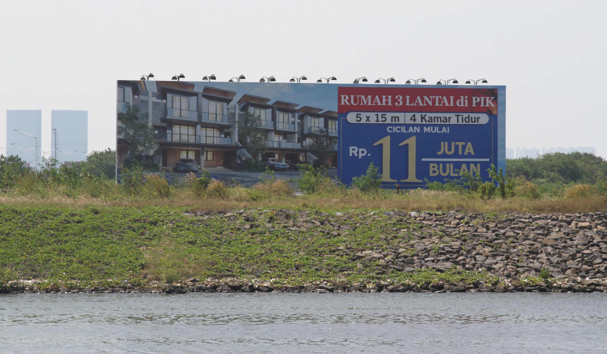 Suasana kawasan Pantai Indah Kapuk (PIK). (Agus Priatna/SinPo.id)