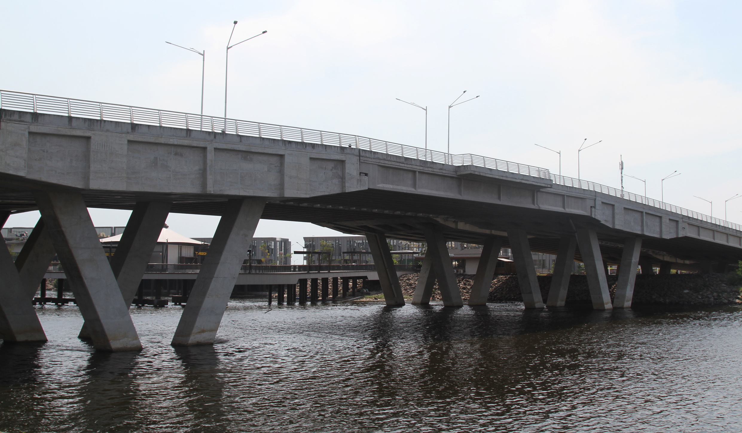 Suasana kawasan Pantai Indah Kapuk (PIK). (Agus Priatna/SinPo.id)