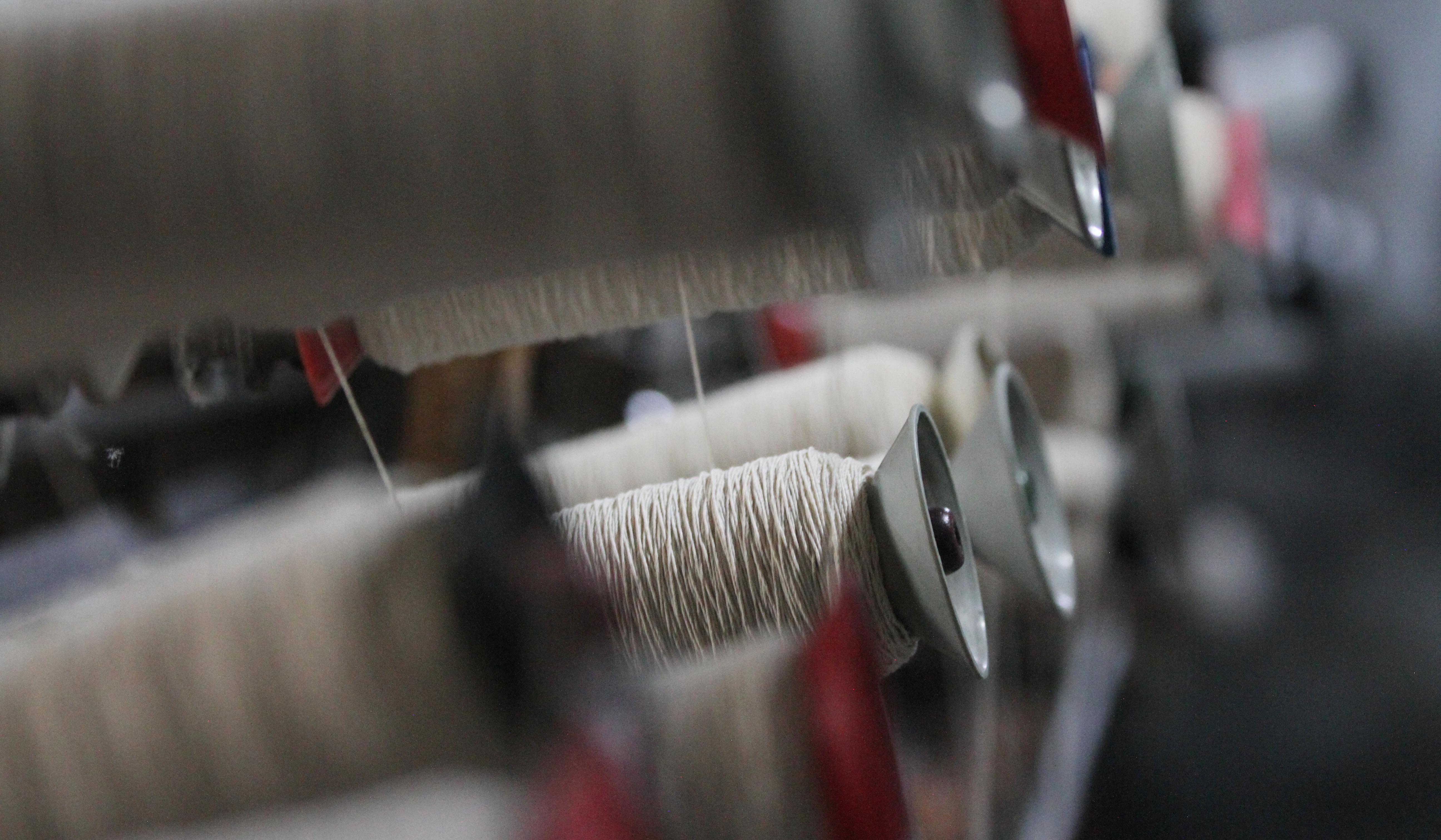 Industri tekstil di Kebayoran Lama, Jakarta. (Agus Priatna/SinPo.id)