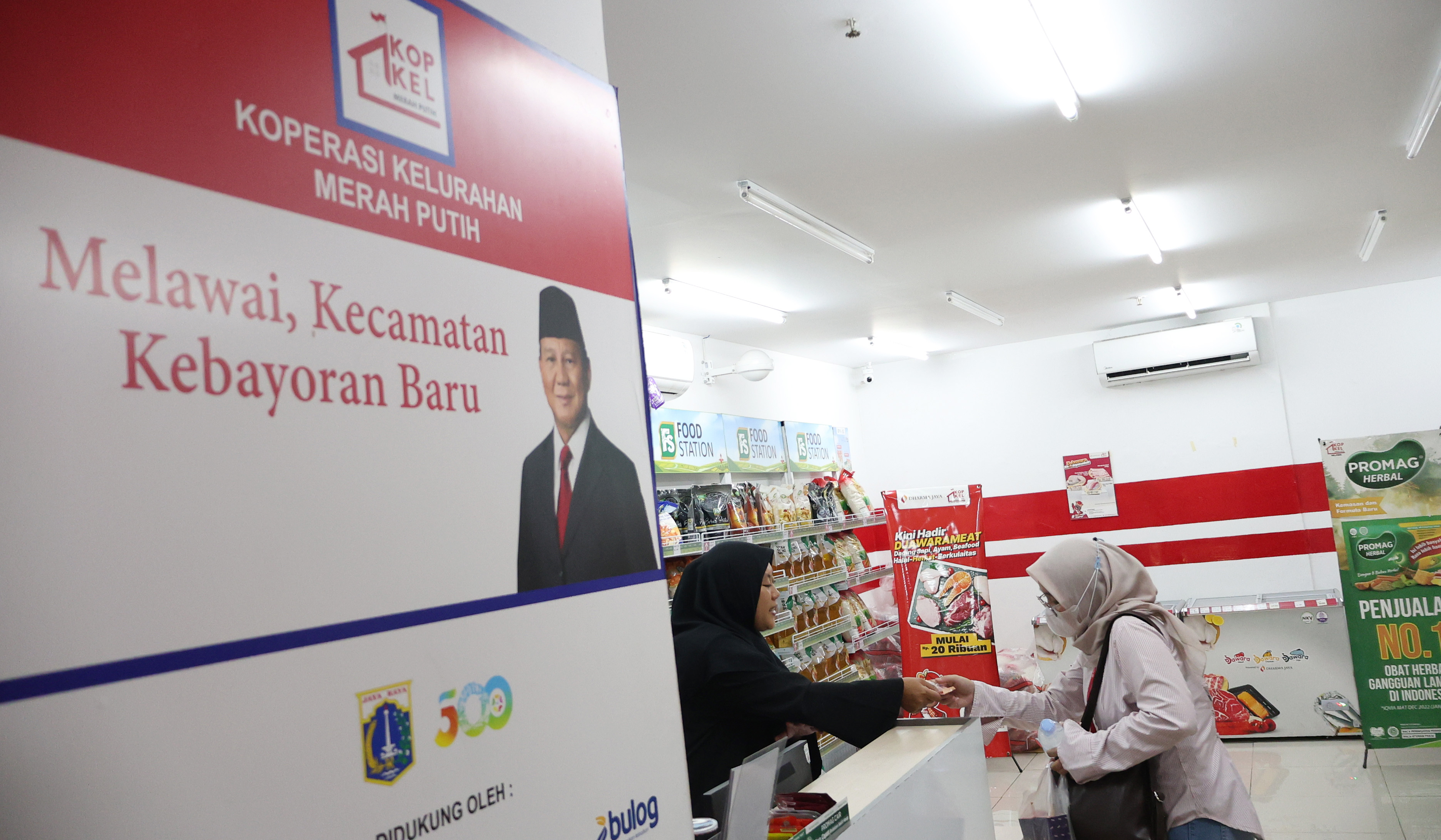 Suasana Koperasi Merah Putih. (Agus Priatna/SinPo.id)