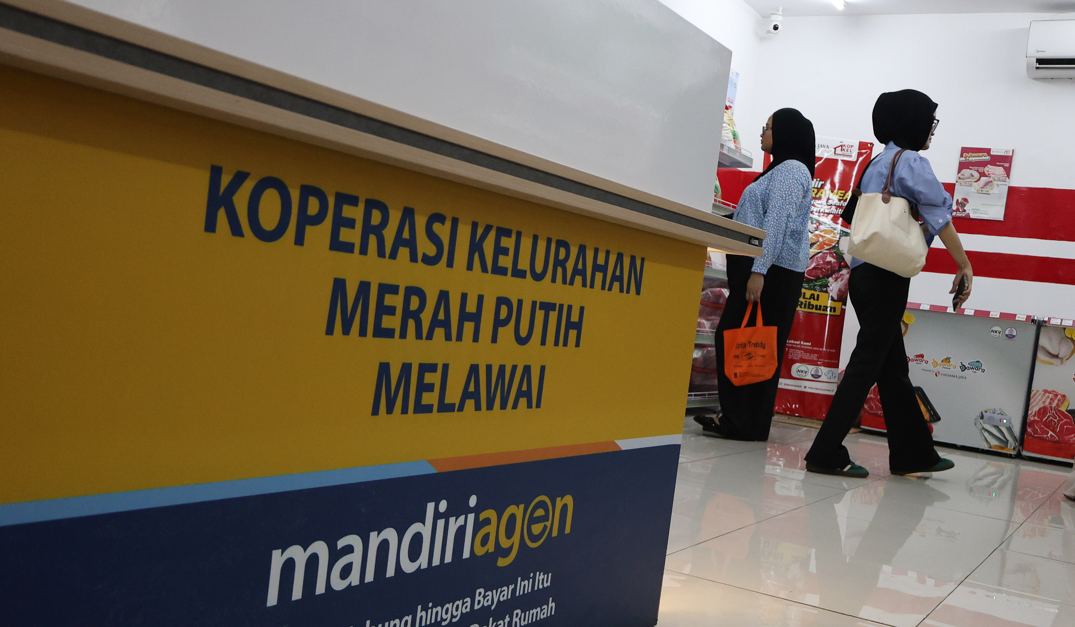 Suasana Koperasi Merah Putih. (Agus Priatna/SinPo.id)