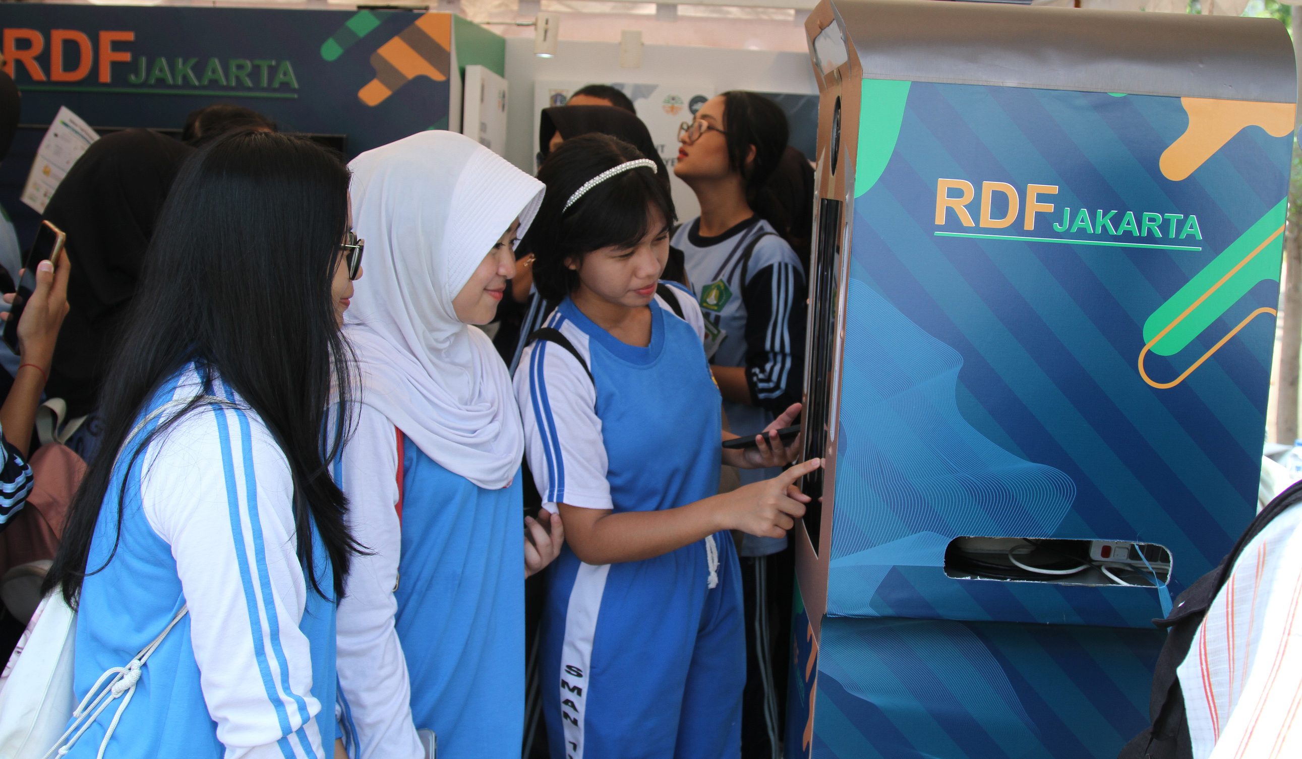 Suasana Jakarta Eco Future Fest 2025 di Jakarta. (Agus Priatna/SinPo.id)