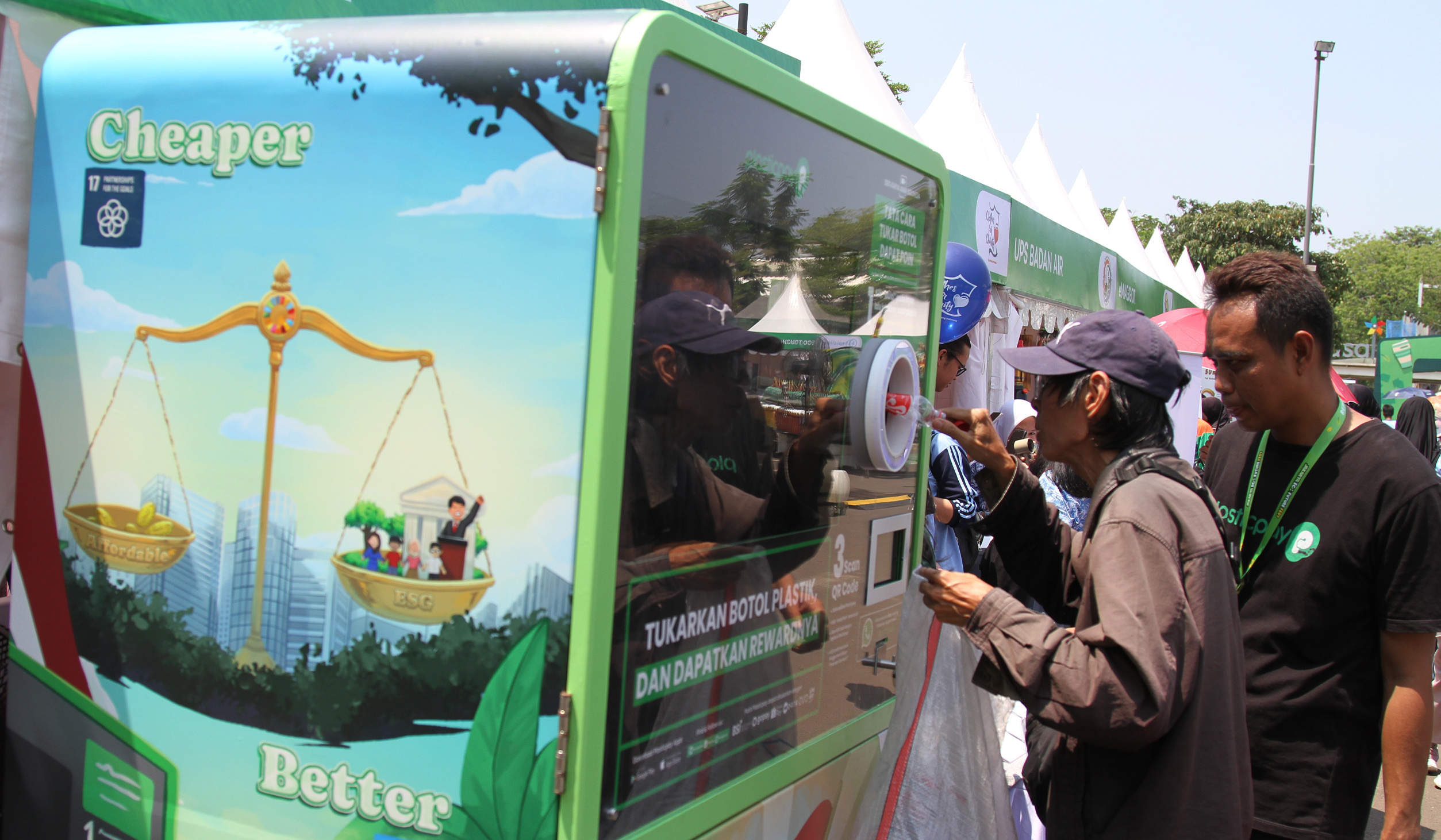 Suasana Jakarta Eco Future Fest 2025 di Jakarta. (Agus Priatna/SinPo.id)