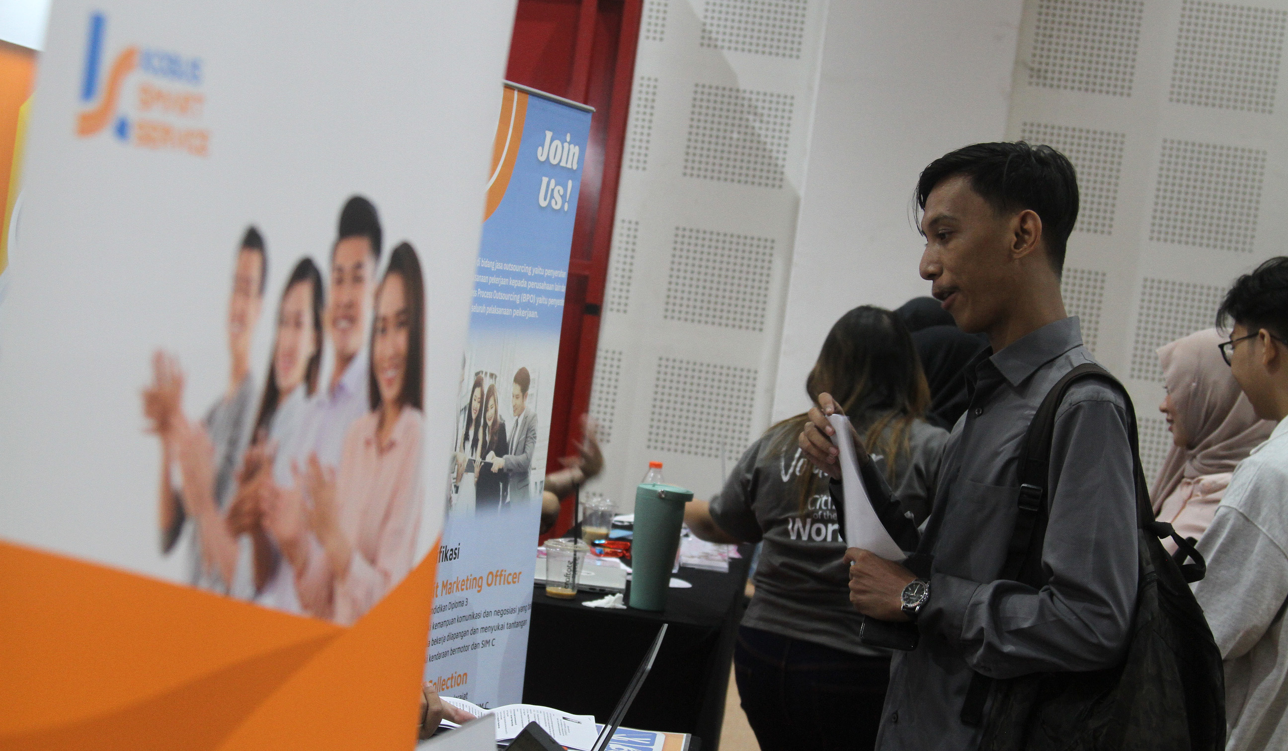 Jakarta Job Festival di Jakarta. (Agus Priatna/SinPo.id)