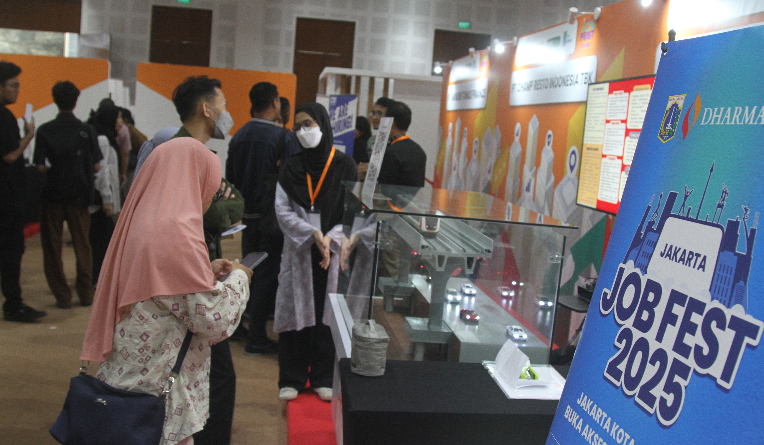 Jakarta Job Festival di Jakarta. (Agus Priatna/SinPo.id)