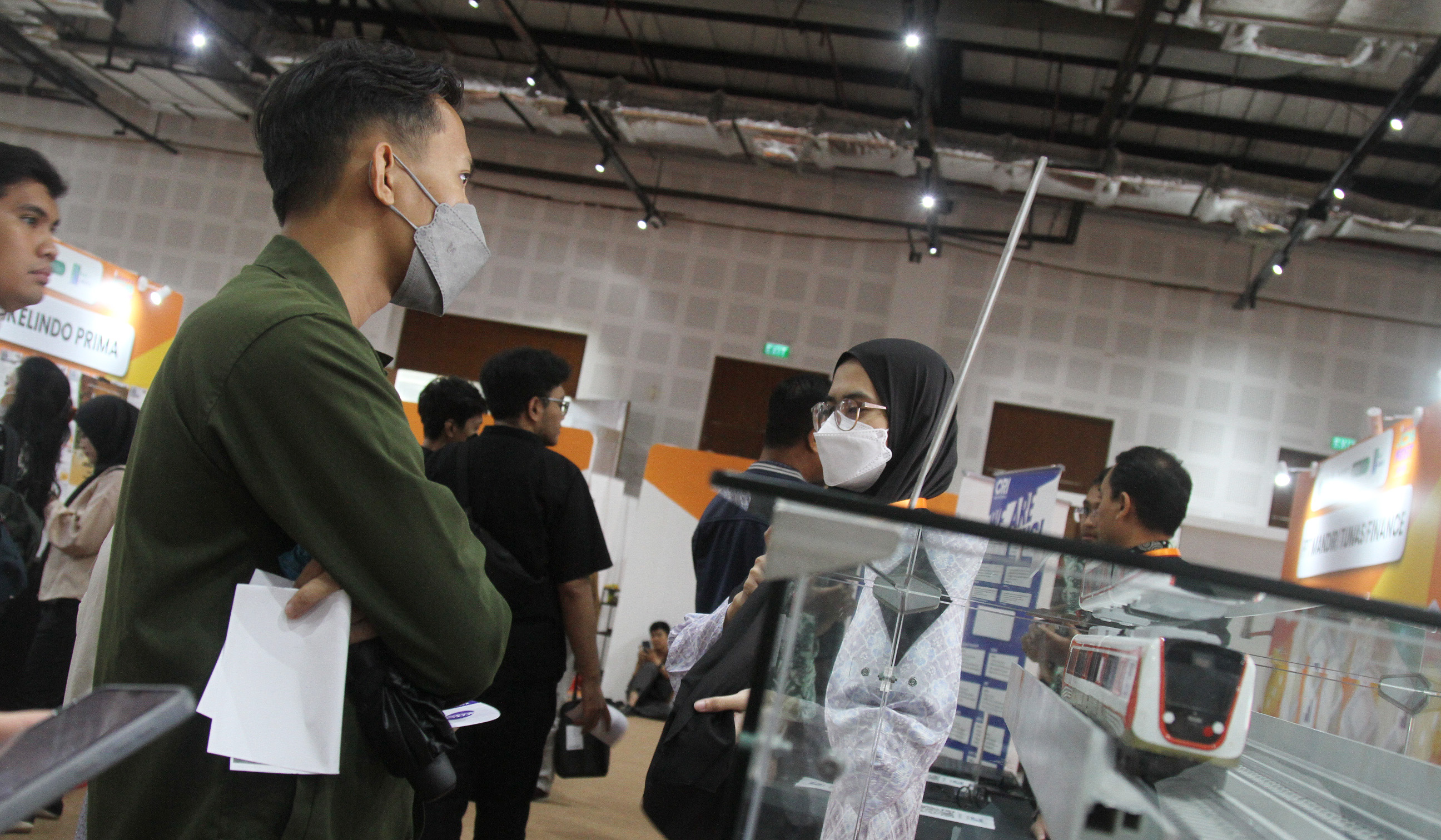 Jakarta Job Festival di Jakarta. (Agus Priatna/SinPo.id)